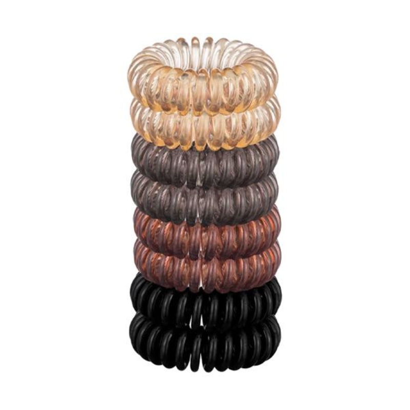 Kitsch — 8 Pack Hair Coils – Brunette