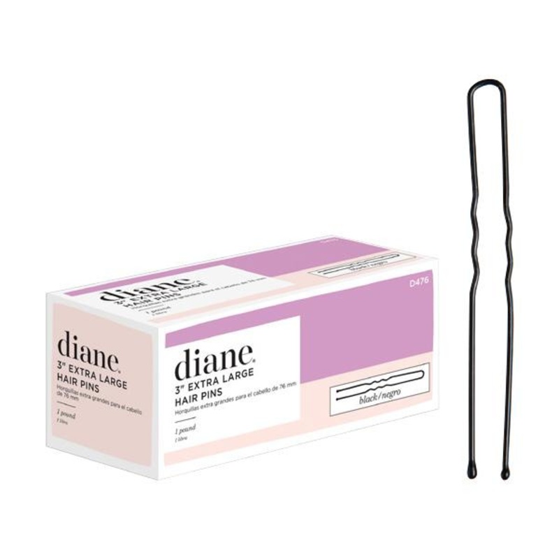 Diane — Hair pins black 3″ – 1 pound