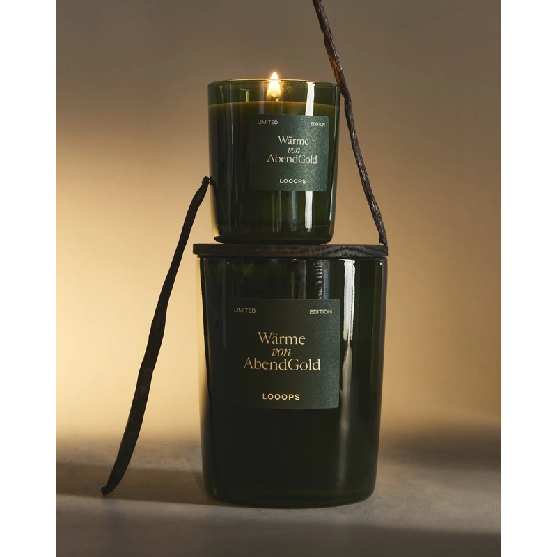 LOOOPS Kerze “Wrme von AbendGold” – natrliche Duftkerze (Limitierte Edition 2025)