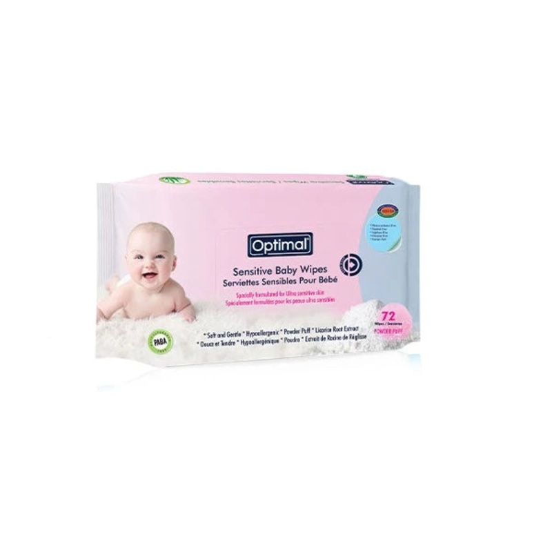 Optimal Powder Puff Wipes 72Pcs
