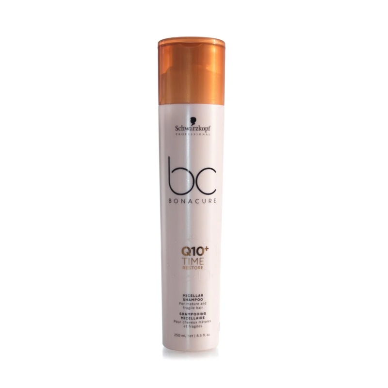 SCHWARZKOPF BONACURE Q10+ TIME RESTORE MICELLAR SHAMPOO 250ML*CLEARANCE