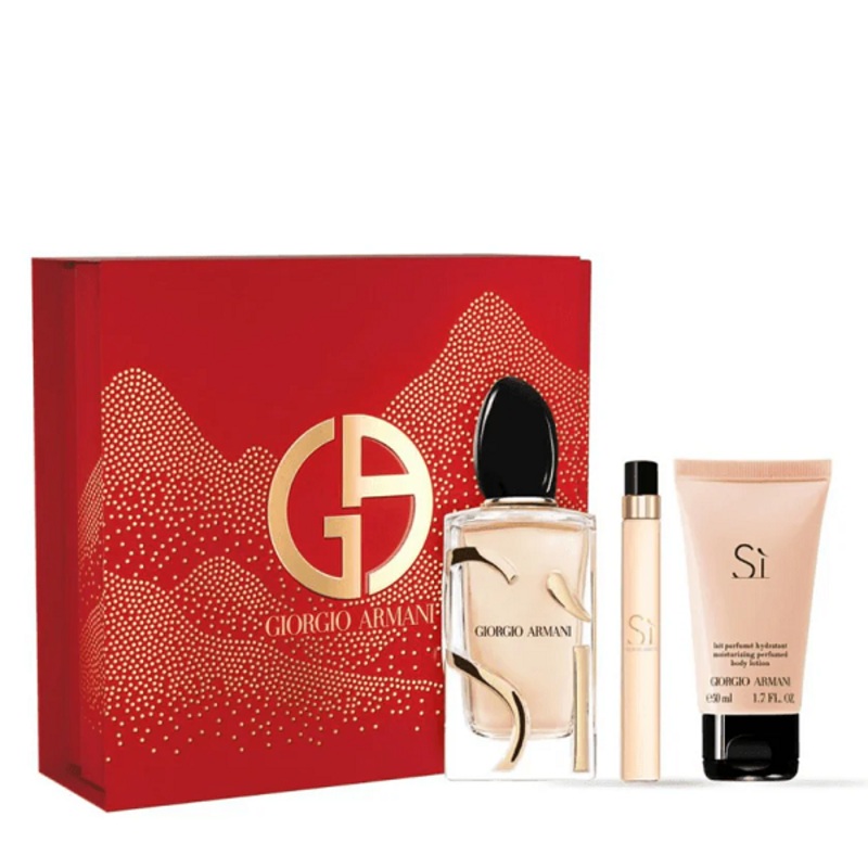 Giorgio Armani – Si Eau De Parfum Set ( EDP100ml + EDP10ml + BL50ml )