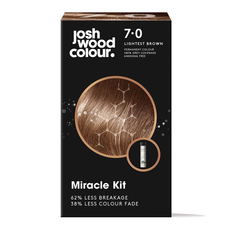 Josh Wood Colour Miracle System Permanent Colour Kit Shade 7.0 Lightest Brown
