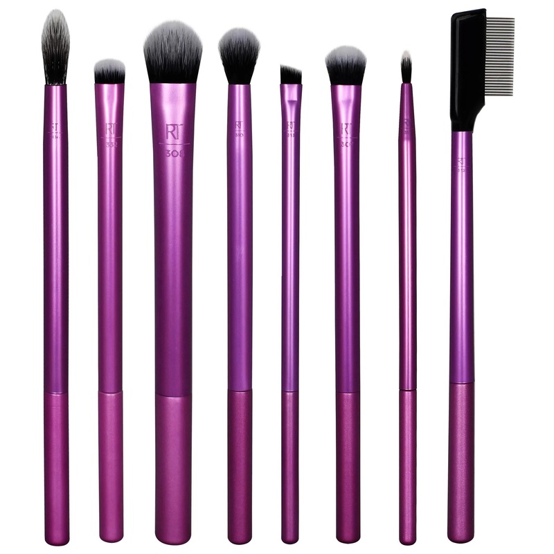 Real Techniques 8 Piece Brush Set – Everyday Eye Essentials 01991