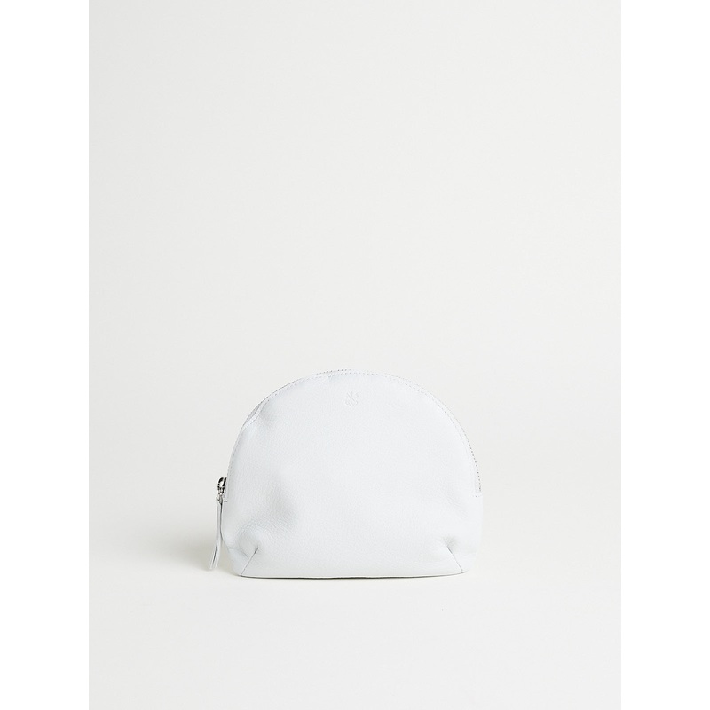 Round Pouch S in Pale Grey