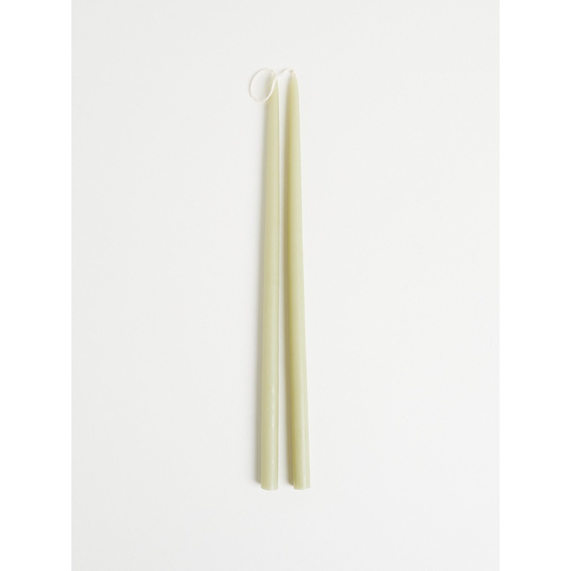 Biedermeier Taper Candle in Desert Olive