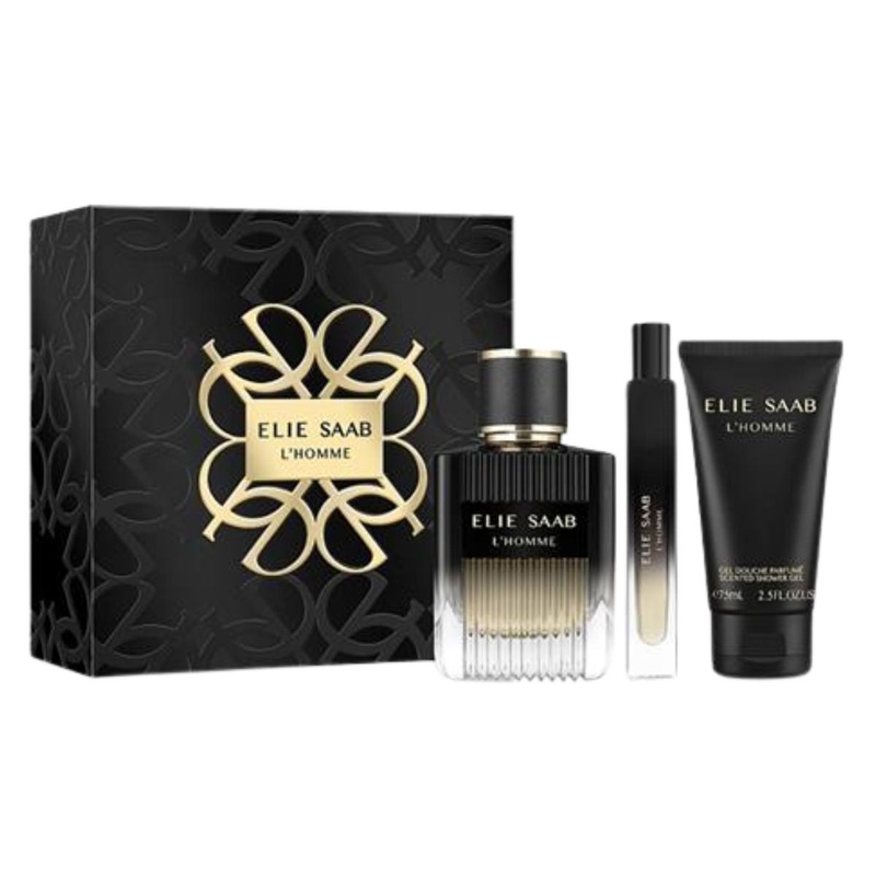 Elie Saab L’Homme Giftset 100ml Eau De Parfum+10ml+Shower Gel 75ml