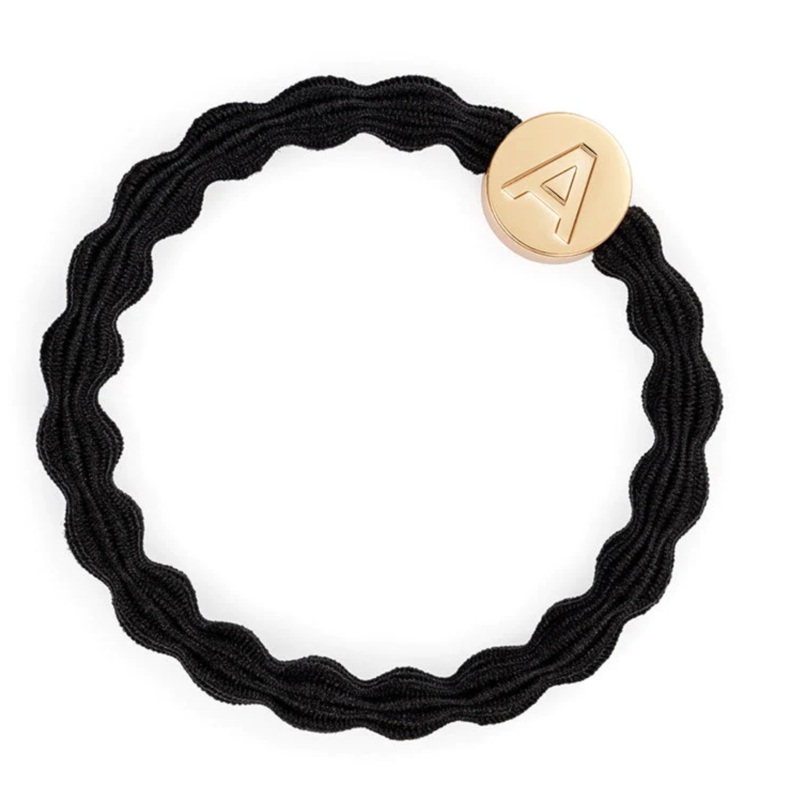 GOLD LETTER CHARM – Bracelet & Hair Tie