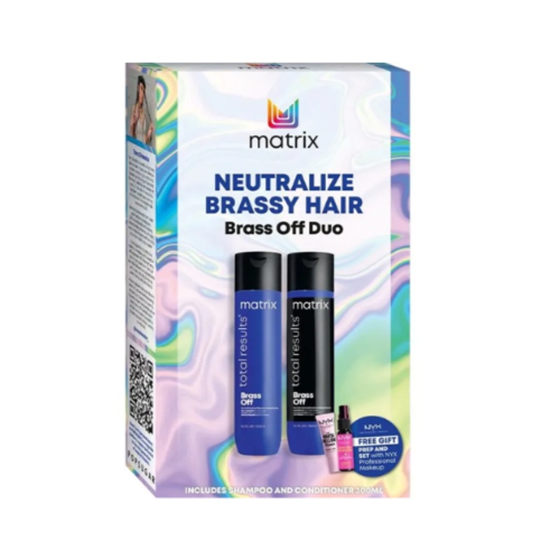 MATRIX NEUTRALIZE BRASSY HAIR BRASS OFF DUO
