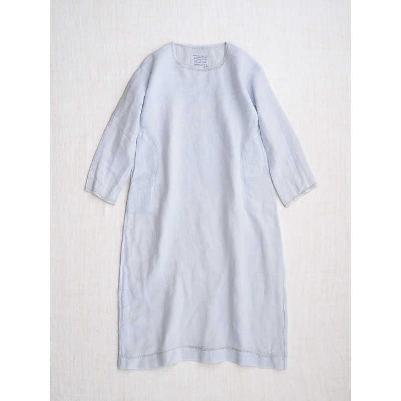 Patched Tunisian Tunic with Gold Embroidery