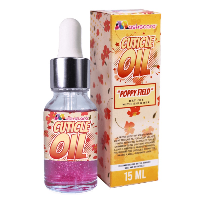 Dry Cuticle Oil With Shimmer – Poppy Field