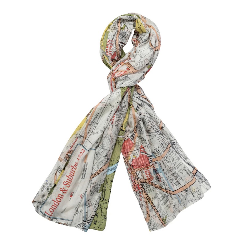London Map Scarf