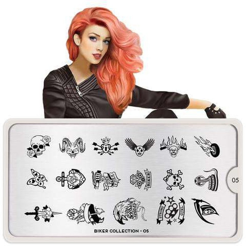Moyou London Stamping Plate – Biker 05