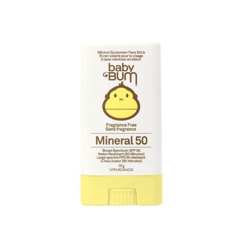 Sun Bum — Baby Bum – SPF50 Mineral Sunscreen Face Stick 0.45oz