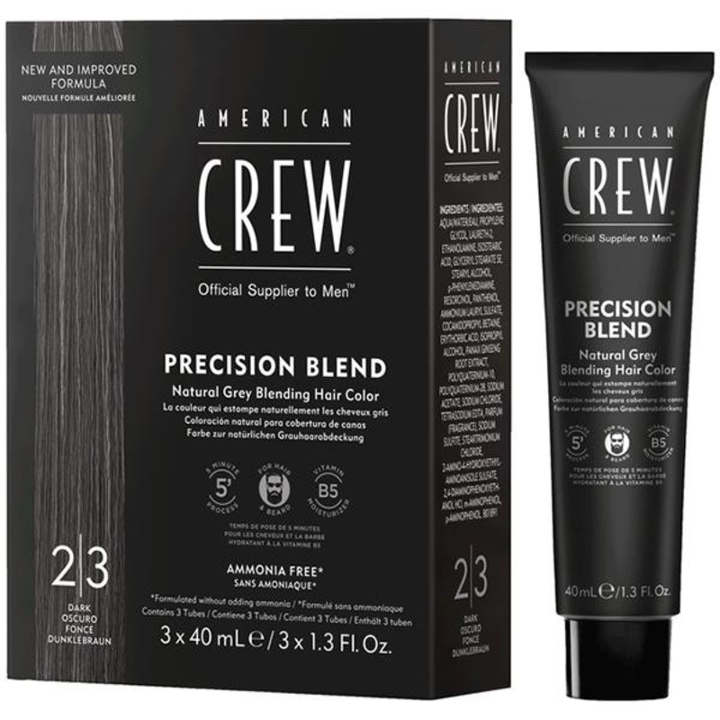 American Crew — Natural Gray Coverage – Dark 3×1.35oz