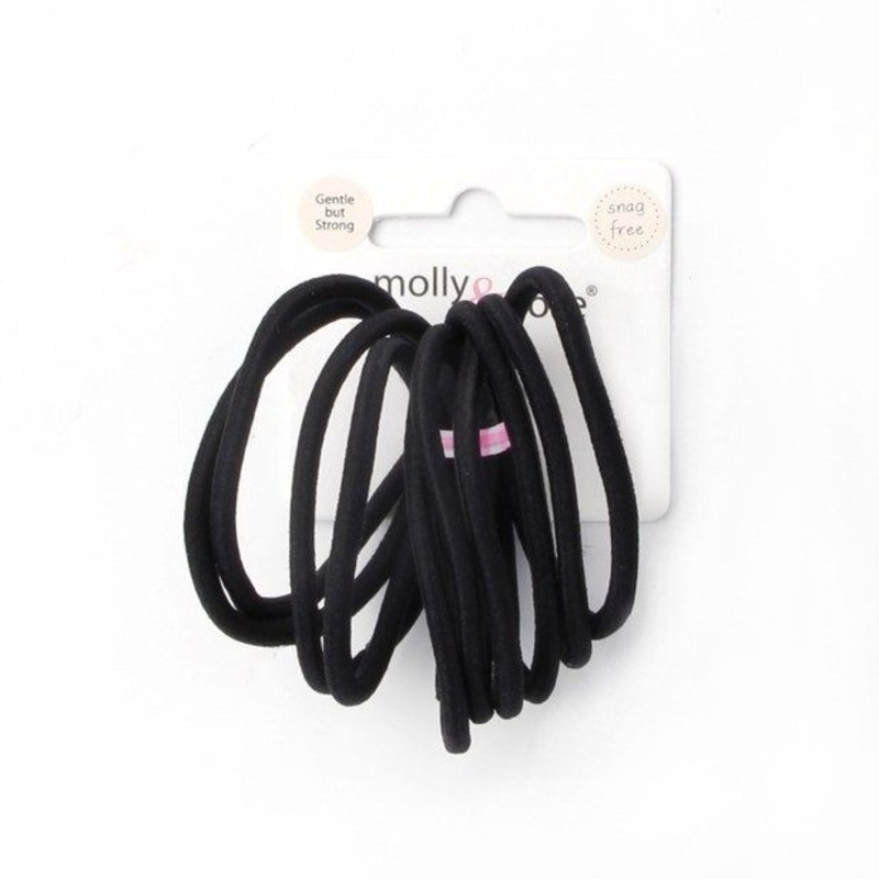 Molly & Rose Item 6250 High quality – Black – 3mm thick – Card of 10
