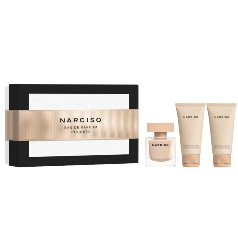 Narciso Rodriguez Eau De Parfum 50ml + Body Lotion 50ml + Shower Gel 50ml Giftset