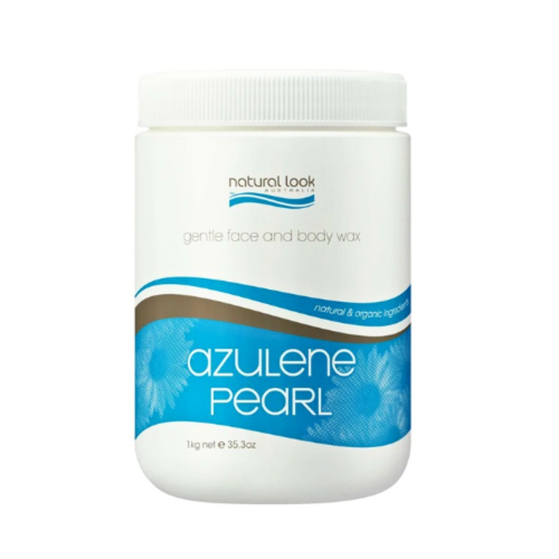 NATURAL LOOK AZULENE PEARL STRIP WAX 1KG