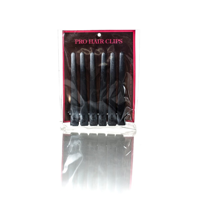 Pro Hair Clips  |  6 Pack, Various Colours