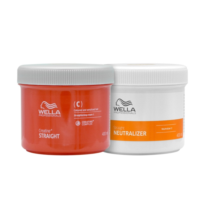 WELLA CREATINE+ STRAIGHT & NEUTRALISER DUO NORMAL 400ML