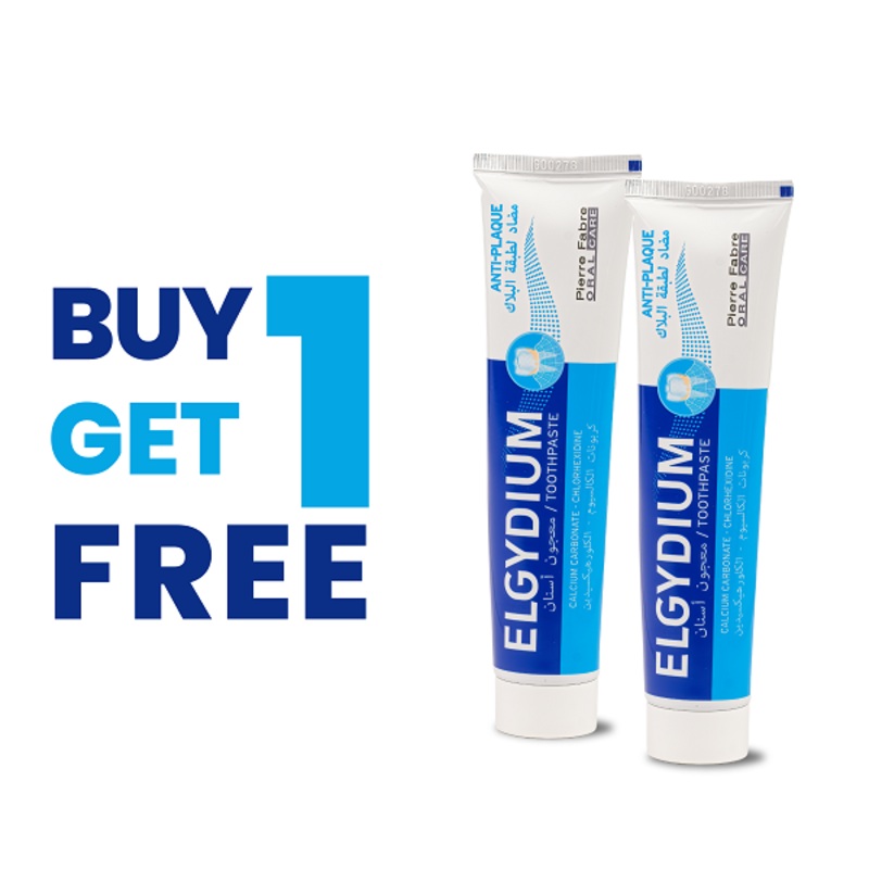 Elgydium – Anti Plaque Toothpaste Buy 1 Get 1 Free