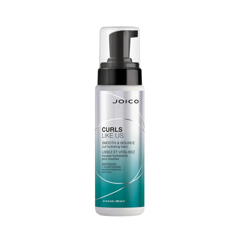 JOICO CURLS LIKE US SMOOTH & BOUNCE HYDRATING FOAM 200ML