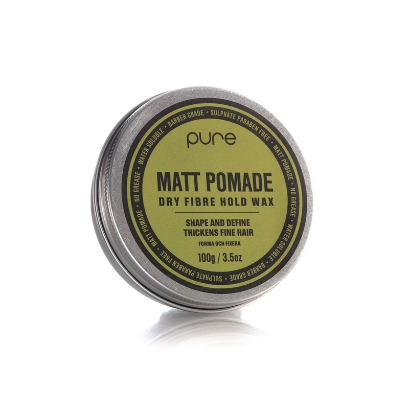 PURE MATT POMADE DRY FIBRE HOLD WAX 85G (SD)