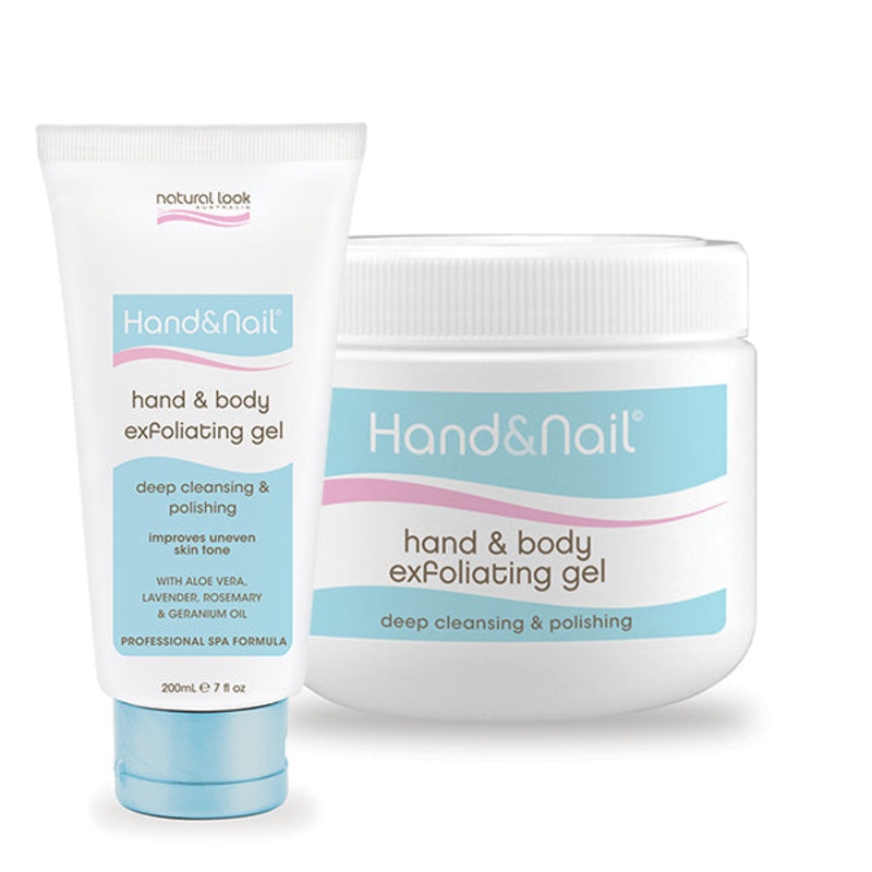 NATURAL LOOK Hand & Body Exfoliating Gel  |  Various Sizes