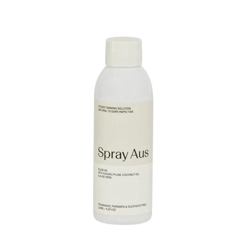 SPRAY AUS PROFESSIONAL TANNING SOLUTION NATURAL TO DARK RAPID TAN 125ML