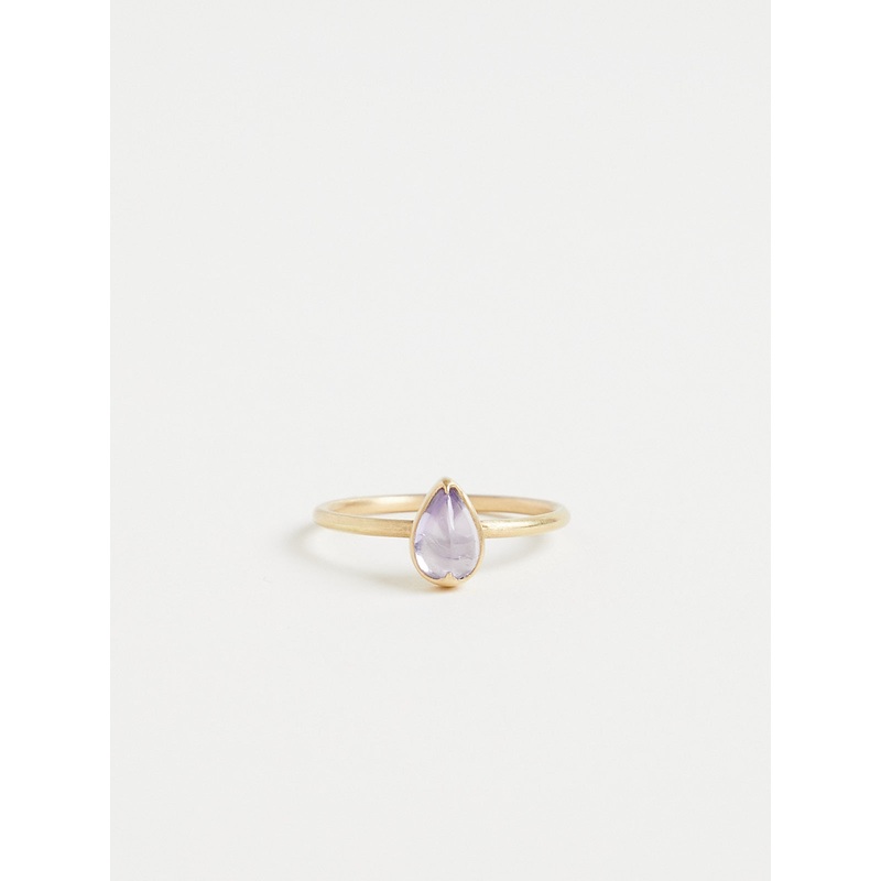 1ct Sapphire Ring in 18k Yellow Gold