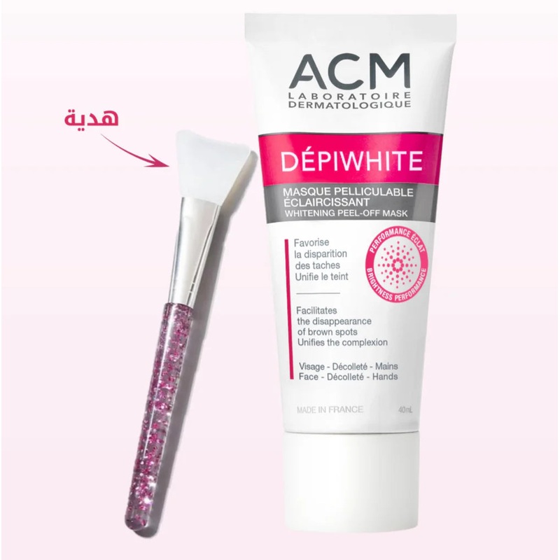 Acm Depiwhite Whitening Peel-off Mask 40ml + Free Applicator