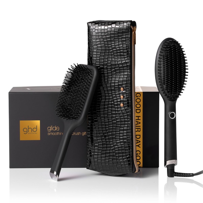 Ghd Glide Hot Brush Gift Set with Paddle Brush & Bag