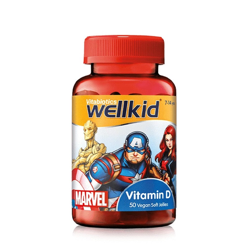 Vitabiotics Wellkid Marvel Vitamin D 50’s