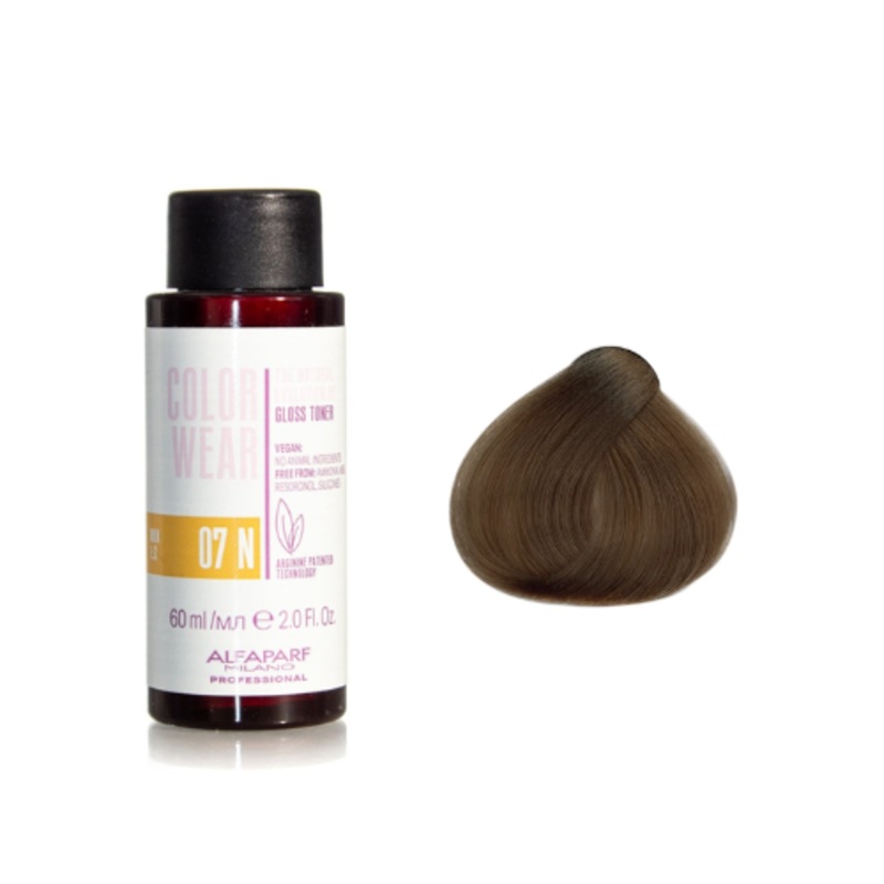 ALFAPARF MILANO COLOR WEAR GLOSS TONER 60ML 07N
