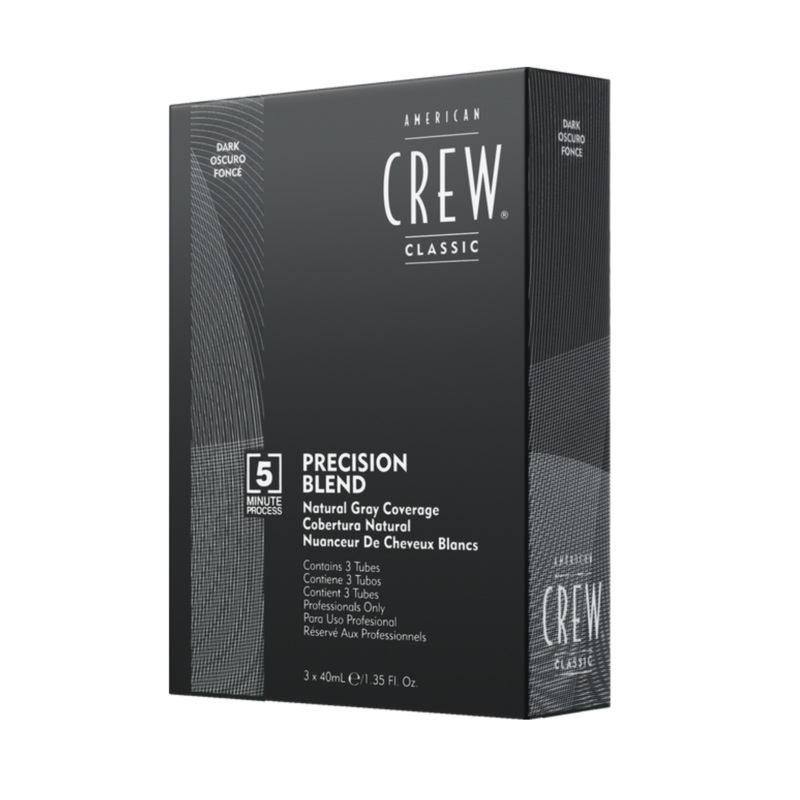 AMERICAN CREW Precision Blend Natural Gray Coverage  |  3 X 40ml, Various Colours