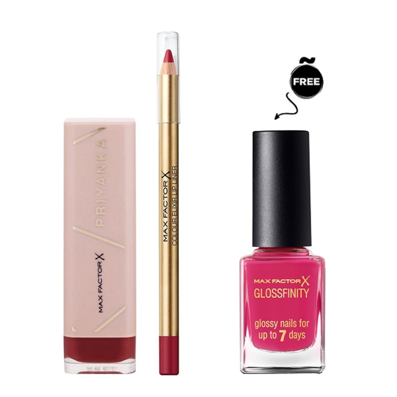 Max Factor – Priyanka Lipstick & Colour Elixir Lip Liner Bundle