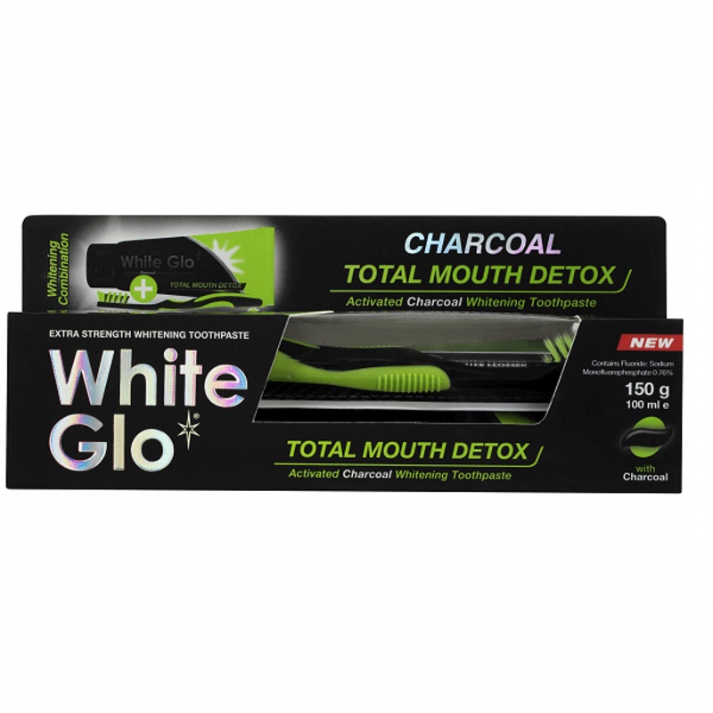 White Glo – Charcoal Total Mouth Detox