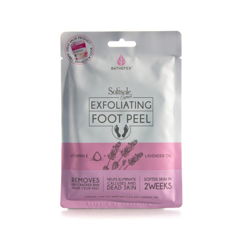 BATHEFEX SOFTSOLE EXPRESS EXFOLIATING FOOT PEEL – 1 PAIR 50ML