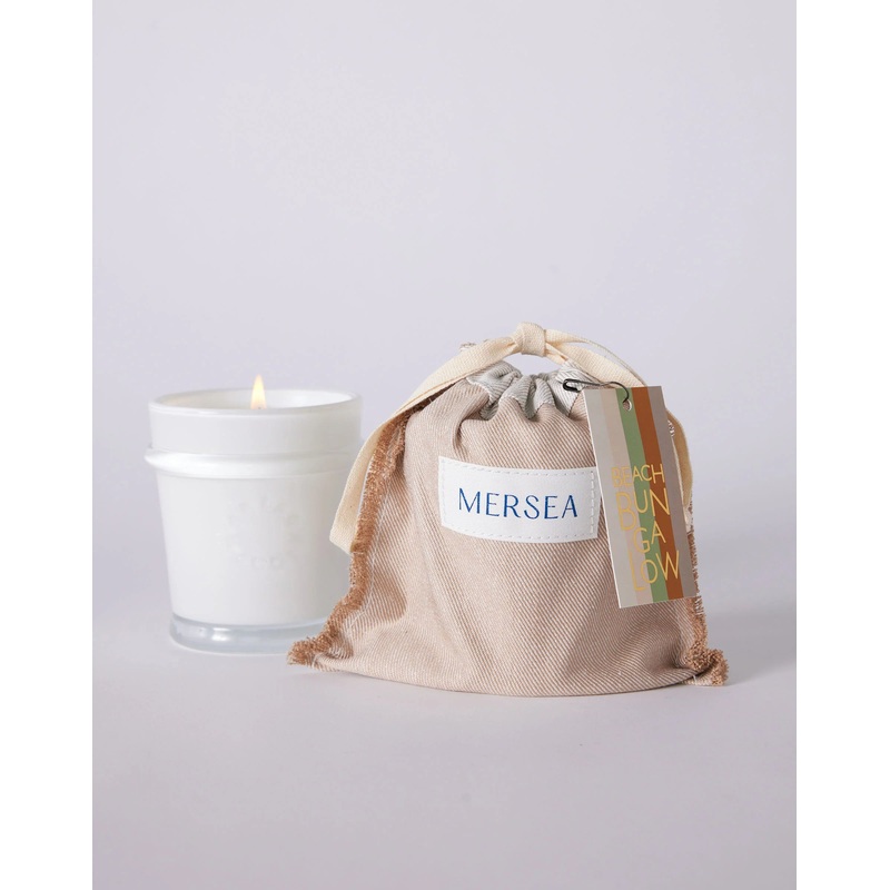 Beach Bungalow Sandbag Candle