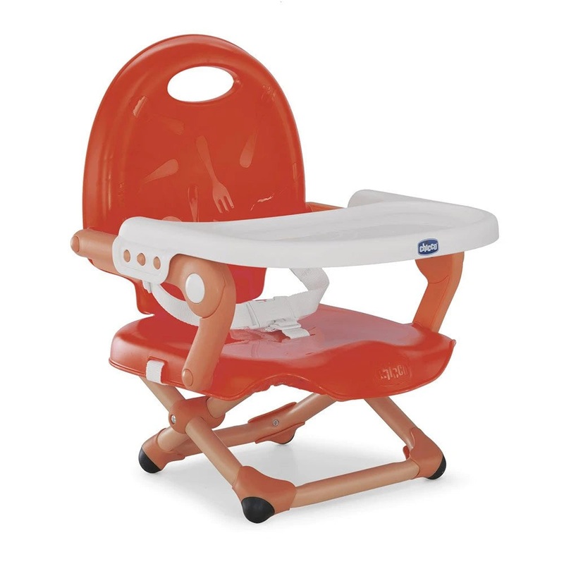 Chicco Booster Seat Pocket Snack Poppy Red