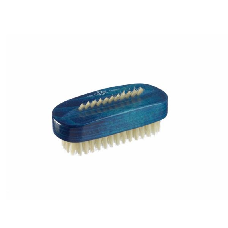 Kent NAIL BRUSH IN BLUE STAINED WOOD ART 8S NAVY