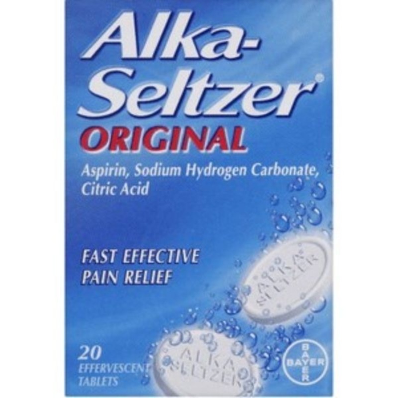 Alka-Seltzer – Original Aspirin 20 Tablets