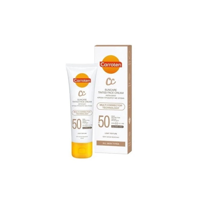 Carroten CC Suncare Tinted Face Cream 50ml – SPF50