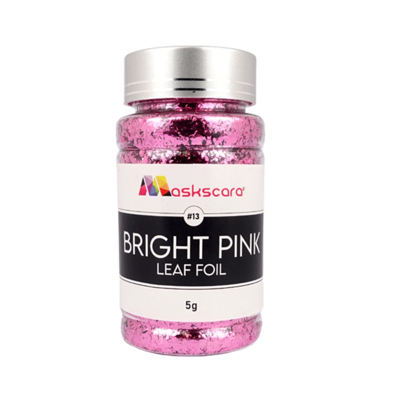 Metallic Leaf Foil pots – 5G Bright Pink