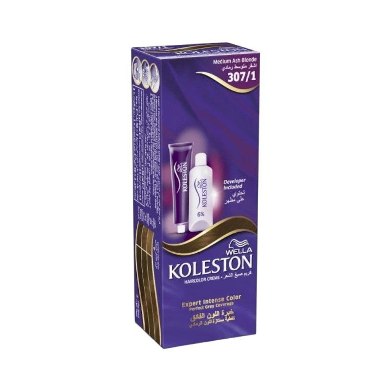 Wella Koleston Color Cream (307/1-Medium Ash Blonde)