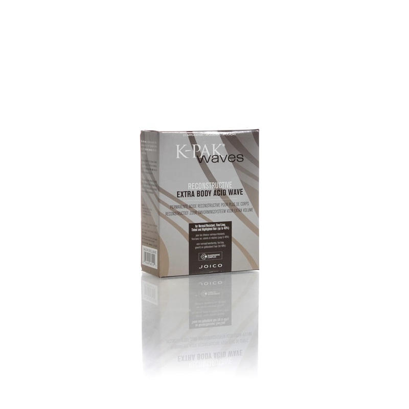 JOICO K-PAK WAVES RECONSTRUCTIVE EXTRA BODY ACID WAVE NORMAL/RESISTANT, FINE/LIMP TINTED AND HIGHLIGHTED HAIR