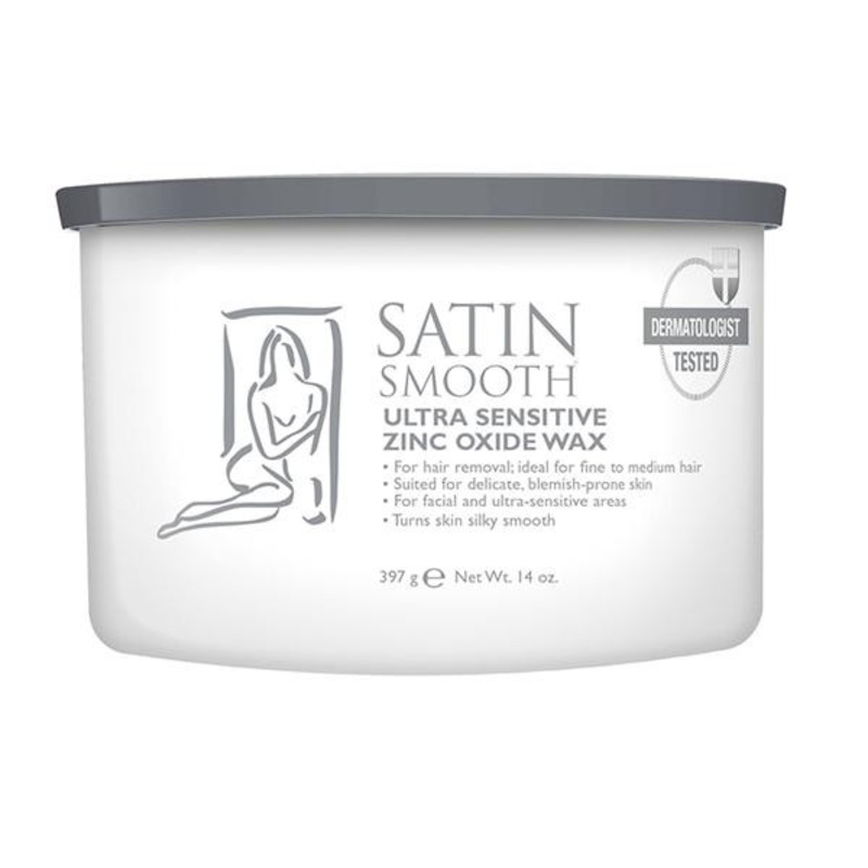 Satin Smooth — Ultra-Sensitive Zinc Oxide Wax 14oz