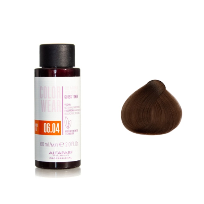 ALFAPARF MILANO COLOR WEAR GLOSS TONER 60ML 06.04