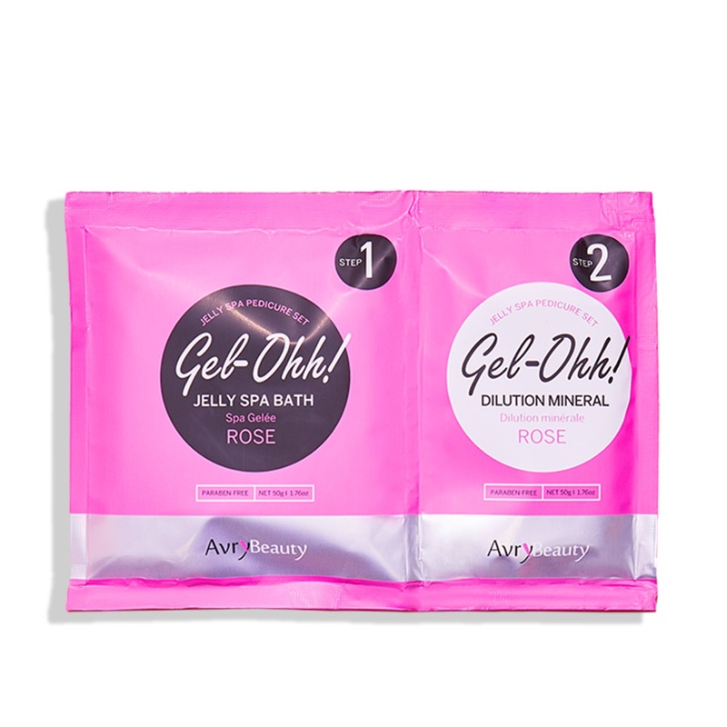 Avry Beauty Gel-Ohh Jelly Spa Pedi Bath – Rose