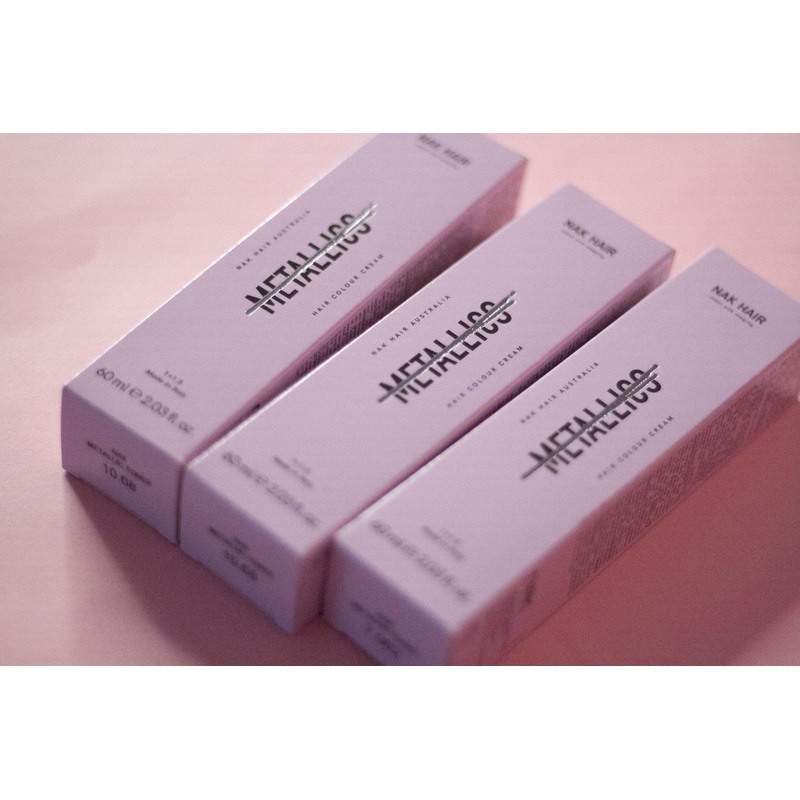 Nak Hair Metallics Hair Colour Cream 60ml
